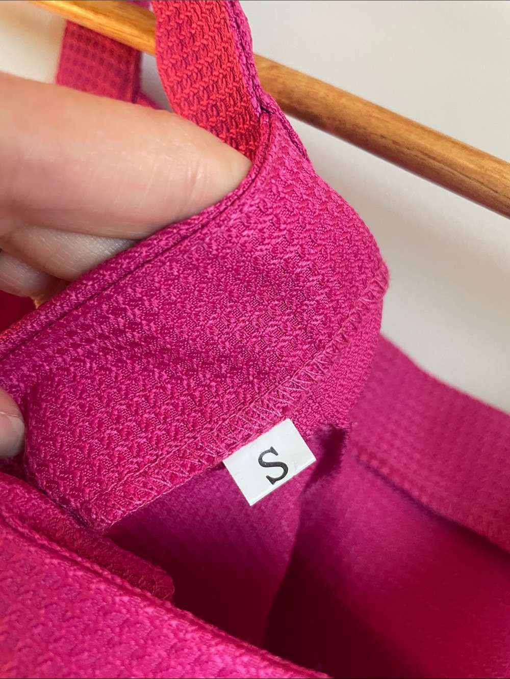 Fuchsia Structured Square Neck Top - Picture 6 of 6